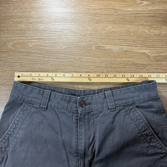 Eddie Bauer Men's Gray Cargo Shorts Size 34 Cotton Utility Outdoor Casual Summer - Picture 6 of 8